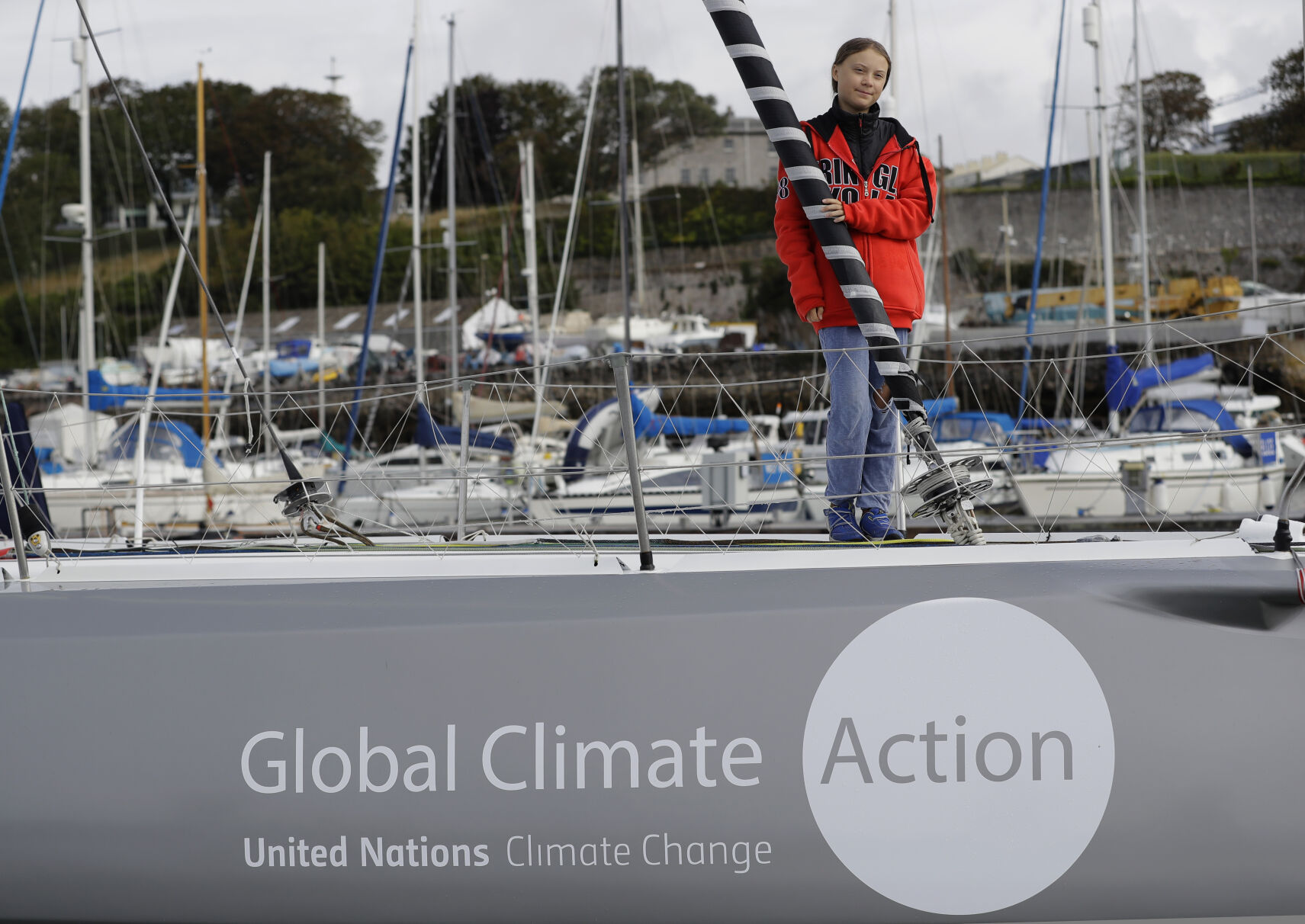 APTOPIX Britain Greta Thunberg